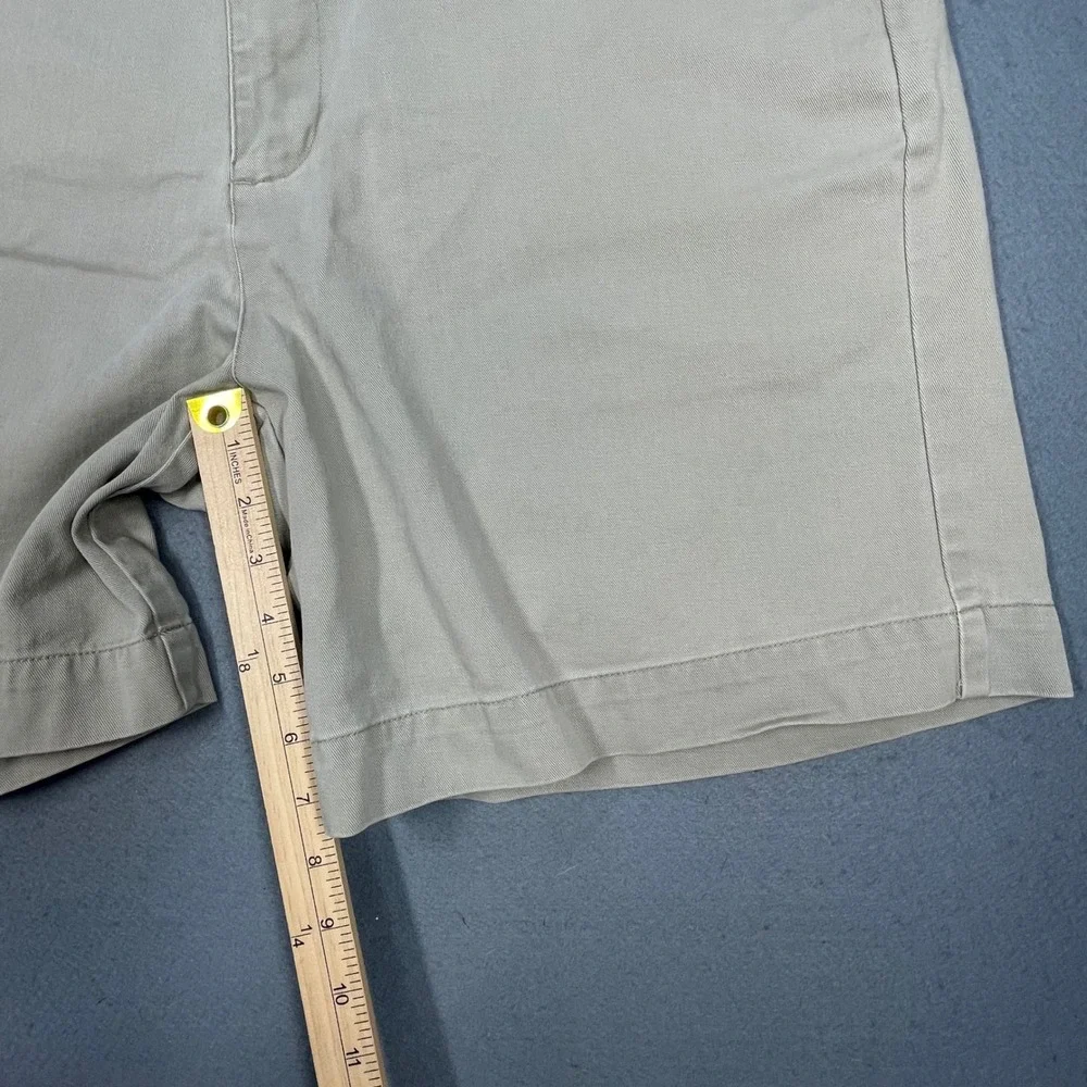 VTG Polo Ralph Lauren Tan Khaki Cotton Twill Chino Shorts Mens Size 36